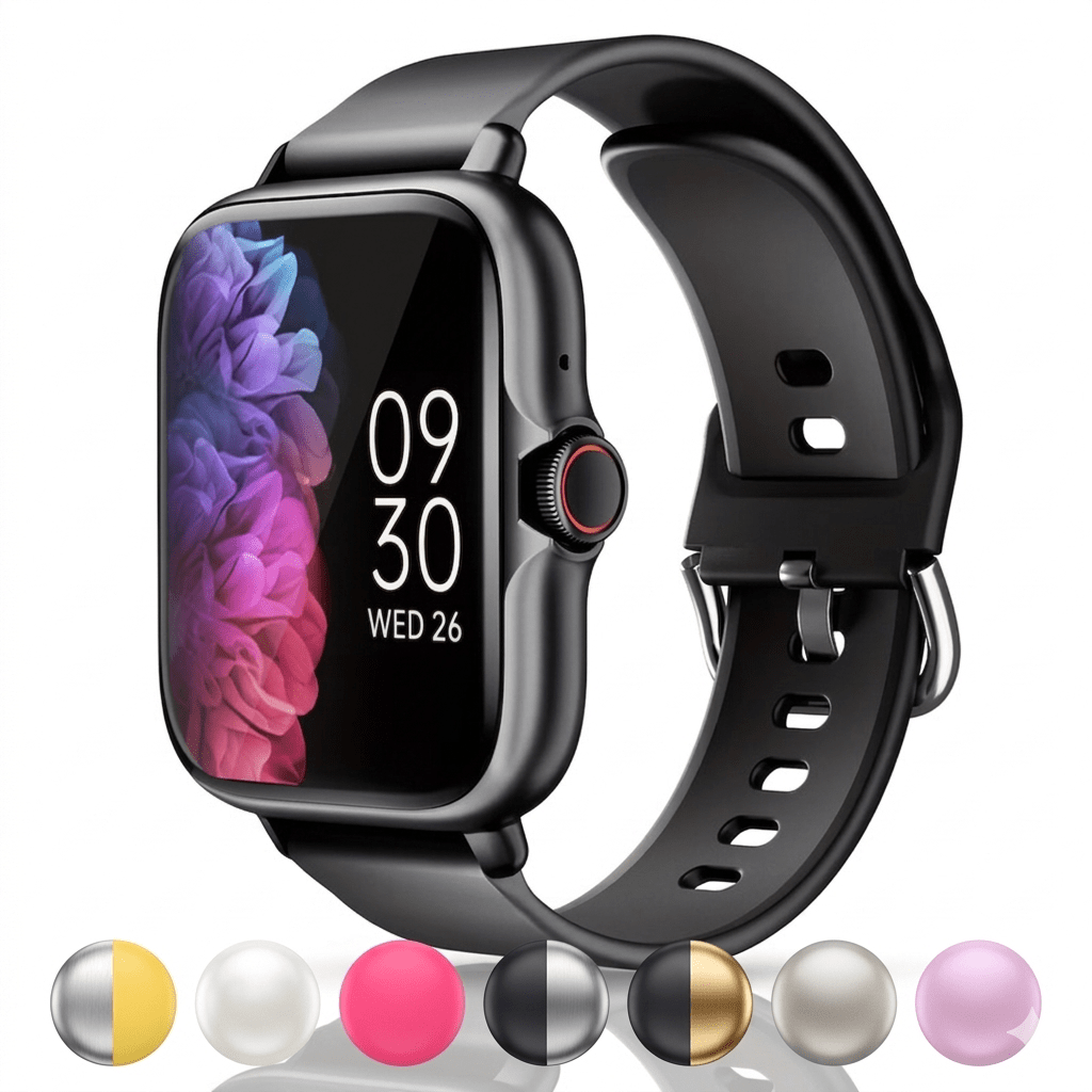 1.83" Smart Sports Watch: Calls, Health & Fitness Tracker Smart Watch