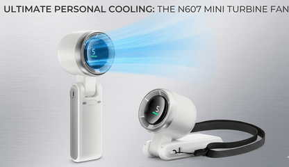 3-in-1 Mini Turbine Fan-5 Speeds & 10H Rechargeable Battery -Zelii Mart3 - in - 1 Mini Turbine Fan - 5 Speeds & 10H Rechargeable Battery