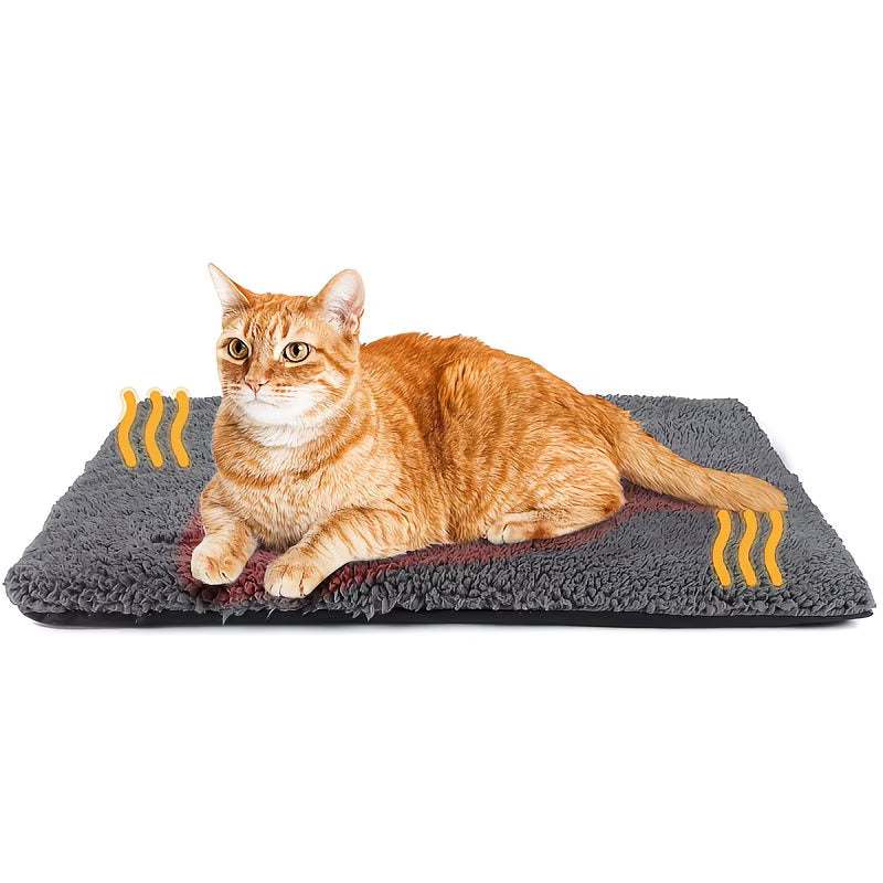 Self Warming Pet Bed Pad Reversible Thermal Mat for Cats High Performance