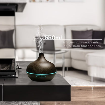 500ml Ultrasonic Essential Oil Diffuser High Performance Aroma Humidifier