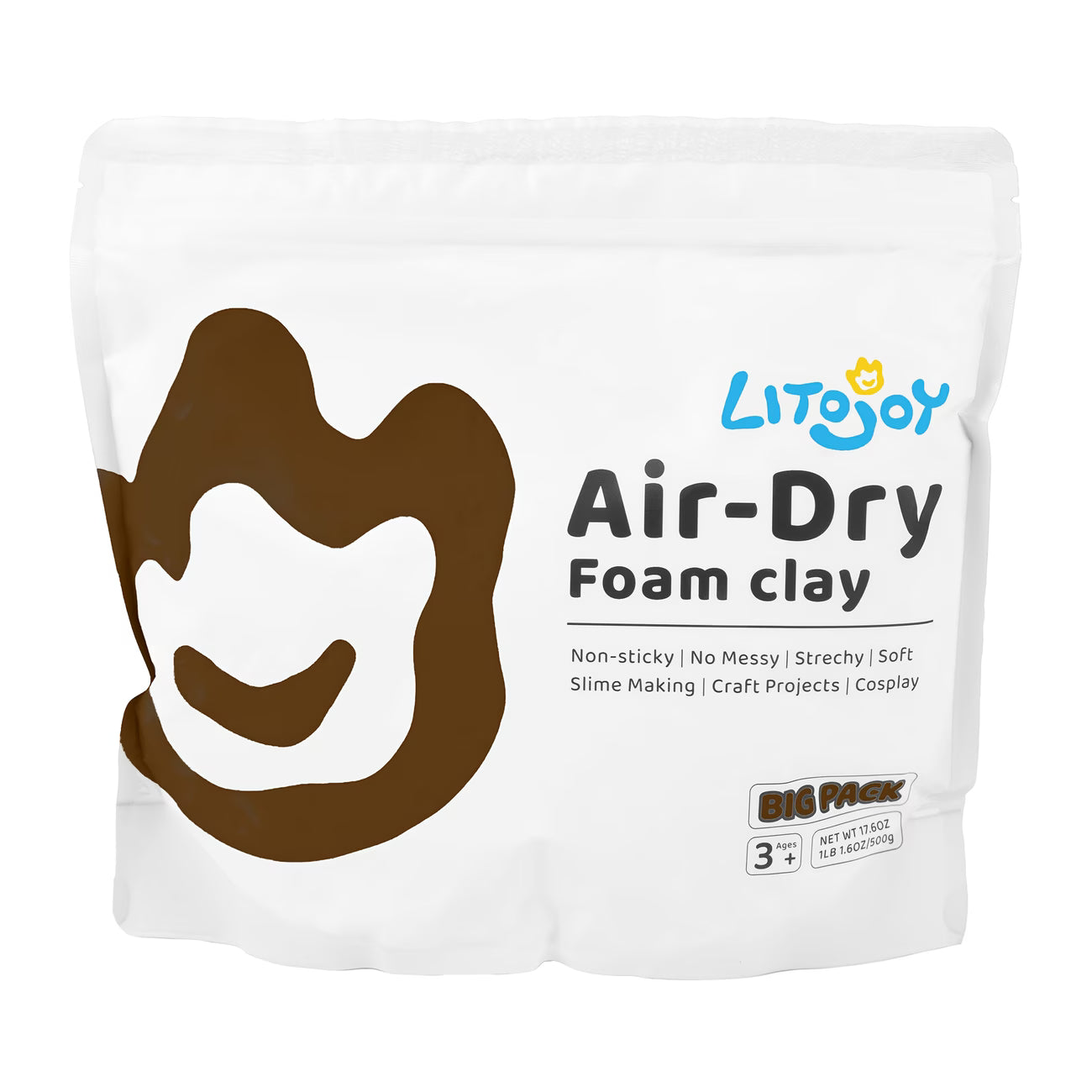 Air Dry Foam Clay 500g Soft Modeling Clay for Cosplay and Slime DIY