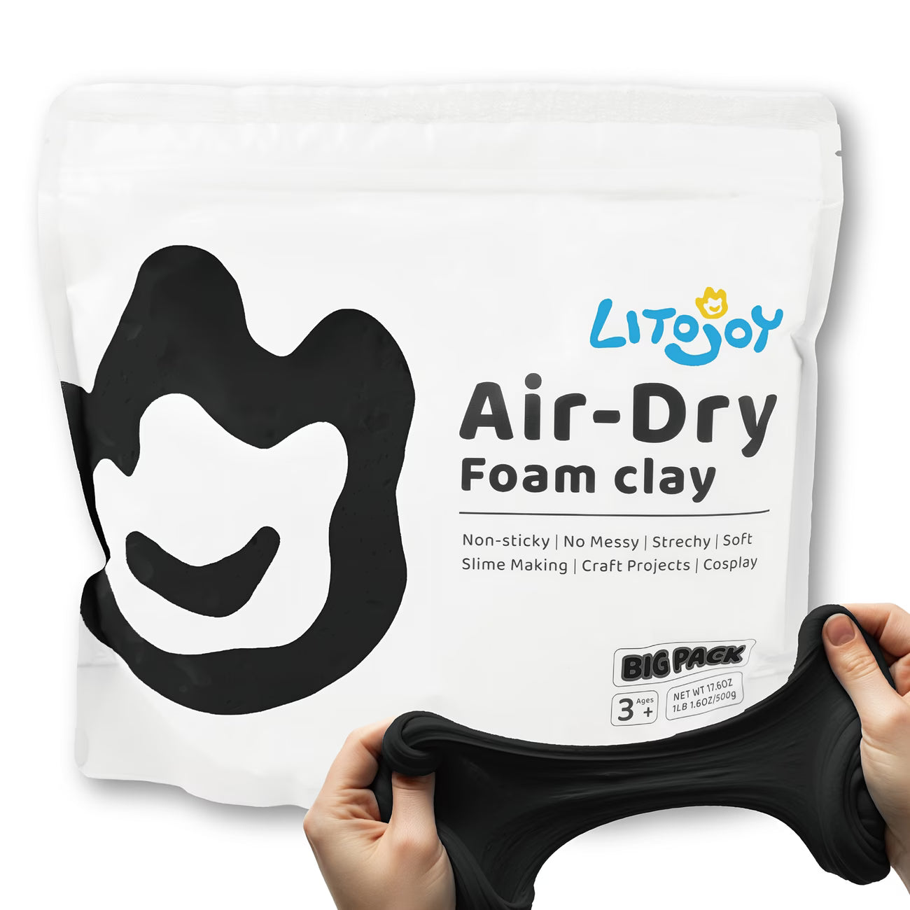 Air Dry Foam Clay 500g Soft Modeling Clay for Cosplay and Slime DIY