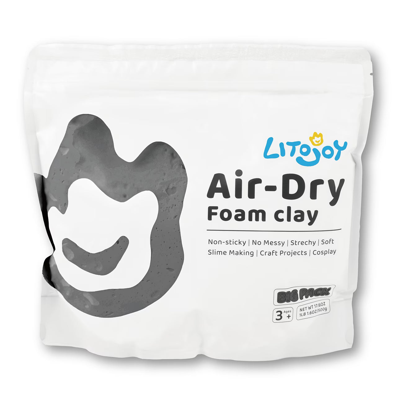 Air Dry Foam Clay 500g Soft Modeling Clay for Cosplay and Slime DIY