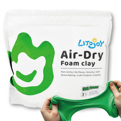 Air Dry Foam Clay 500g Soft Modeling Clay for Cosplay and Slime DIY