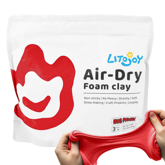 Air Dry Foam Clay 500g Soft Modeling Clay for Cosplay and Slime DIY