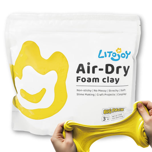 Air Dry Foam Clay 500g Soft Modeling Clay for Cosplay and Slime DIY