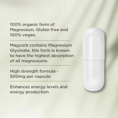Vitaceuticals Magnesium Glycinate 500mg: Muscle Relief & Better Sleep