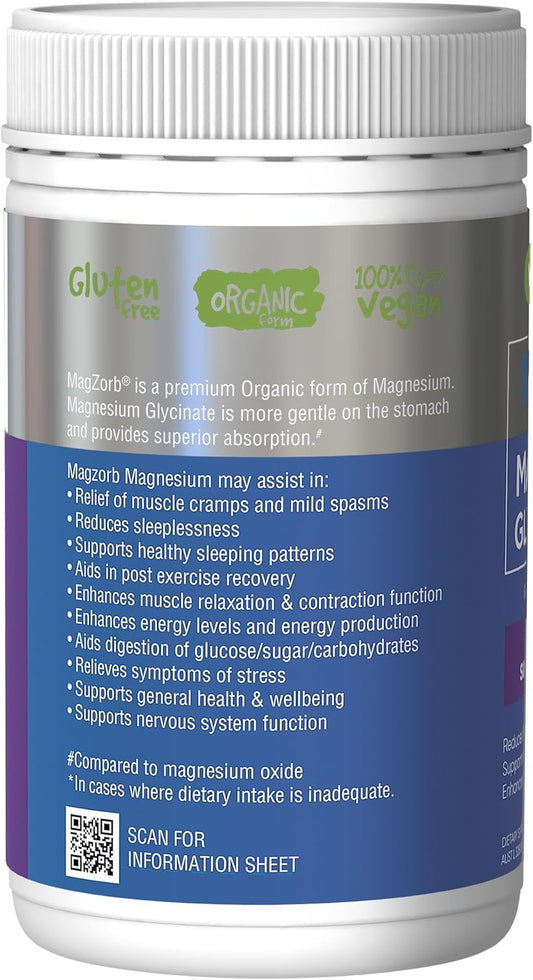 Magnesium Glycinate 500mg: Muscle Health & Sleep Support | Zelii Mart