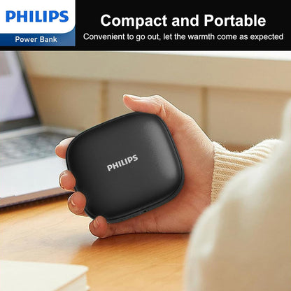 Philips 5000mAh Rechargeable Hand Warmer Power Bank High Performance Tech - Zelii MartPhilips 5000mAh Rechargeable Hand Warmer Power Bank High Performance TechZelii MartZelii Mart