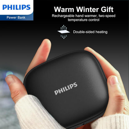 Philips 5000mAh Rechargeable Hand Warmer Power Bank High Performance Tech - Zelii MartPhilips 5000mAh Rechargeable Hand Warmer Power Bank High Performance TechZelii MartZelii Mart