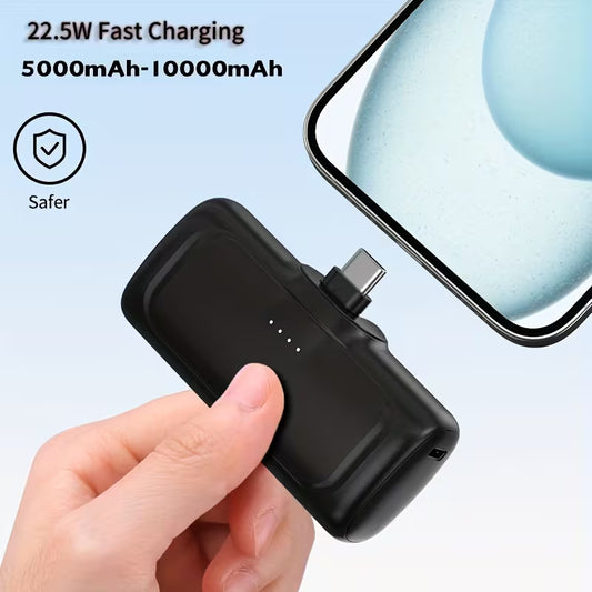 Mini Power Bank 5000/10000mAh | USB-C Portable Charger - Zelii MartMini Power Bank 5000/10000mAh | USB-C Portable ChargerZelii MartZelii Mart#