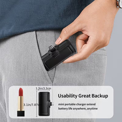 Mini Power Bank 5000/10000mAh | USB-C Portable Charger - Zelii MartMini Power Bank 5000/10000mAh | USB-C Portable ChargerZelii MartZelii Mart#