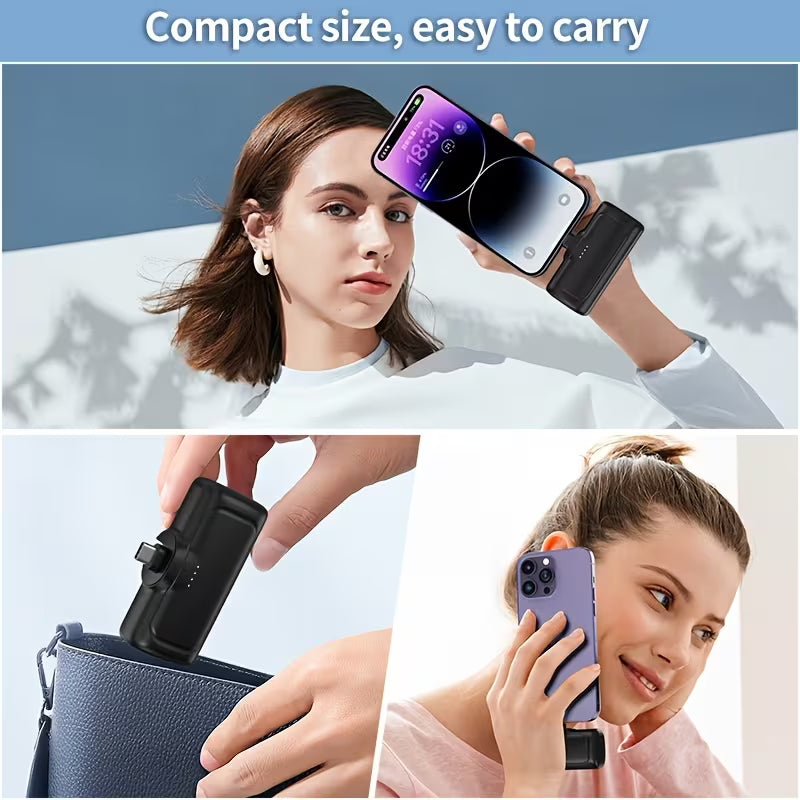Mini Power Bank 5000/10000mAh | USB-C Portable Charger - Zelii MartMini Power Bank 5000/10000mAh | USB-C Portable ChargerZelii MartZelii Mart#