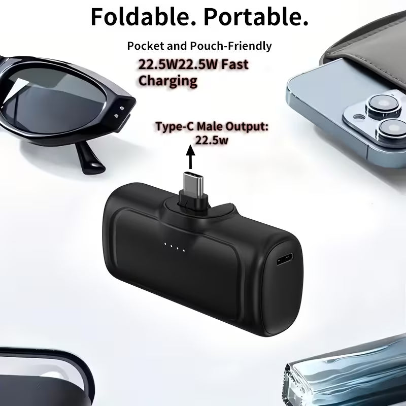 Mini Power Bank 5000/10000mAh | USB-C Portable Charger - Zelii MartMini Power Bank 5000/10000mAh | USB-C Portable ChargerZelii MartZelii Mart#