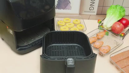 Stackable Air Fryer Cooling Racks (3pc) - Perfect for Healthy Baking