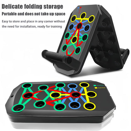 28-in-1 Multi-Functional Push Up Board- Professional Home Gym Strength Trainer