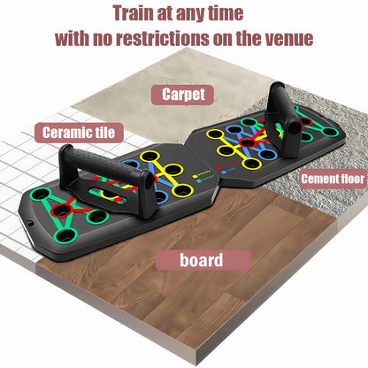 28-in-1 Multi-Functional Push Up Board- Professional Home Gym Strength Trainer