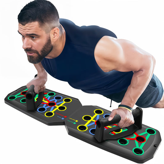 28-in-1 Multi-Functional Push Up Board- Professional Home Gym Strength Trainer