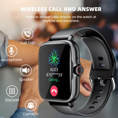 1.83" Smart Sports Watch: Calls, Health & Fitness Tracker Smart Watch