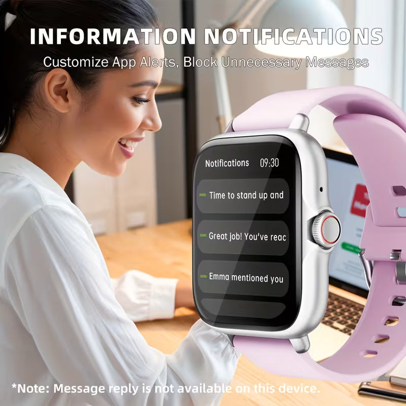 1.83" Smart Sports Watch: Calls, Health & Fitness Tracker Smart Watch