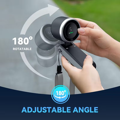 3-in-1 Mini Turbine Fan - 5 Speeds & 10H Rechargeable Mini Fan