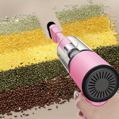 High Power 12V Corded Car Vacuum - Portable Handheld Cleaner for Pet Hair & Interiors