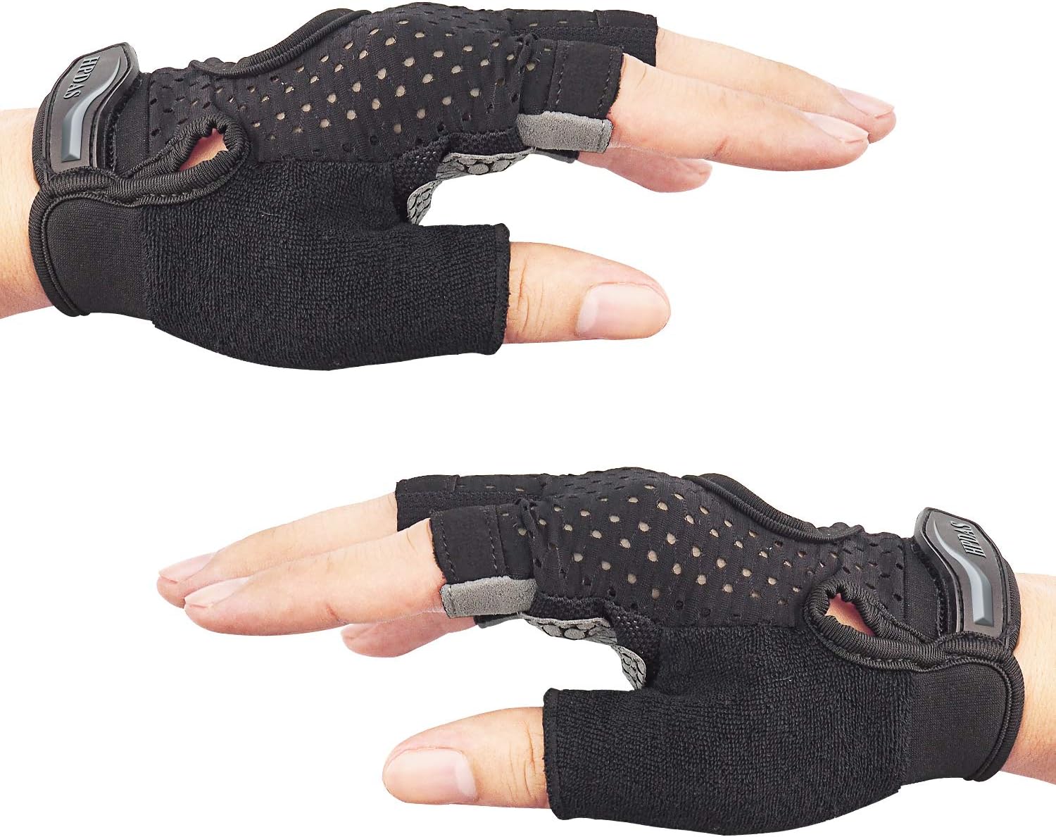 Unisex Weightlifting Gloves with Non-Slip Grip for Pull-ups and Gym Fitness